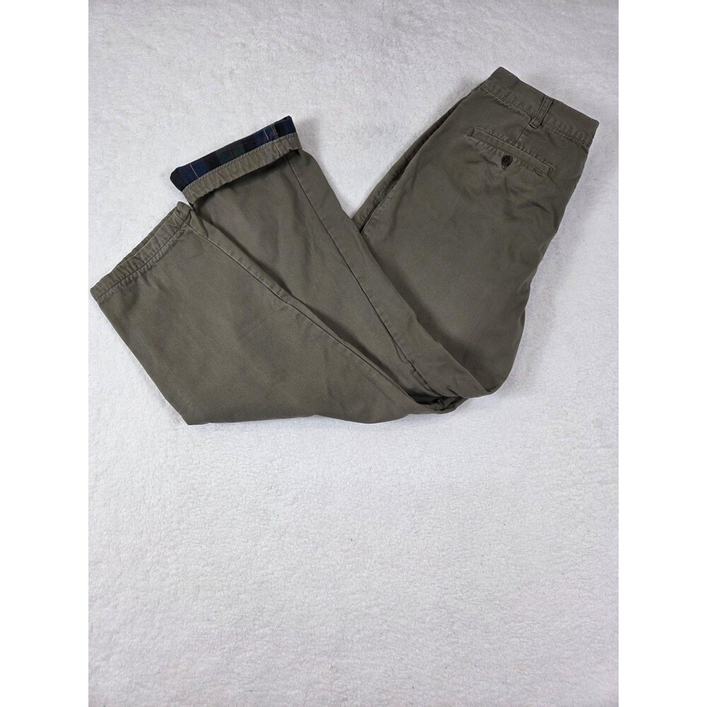 Cabela's Outdoor Gear Pants Mens 32x31 Green Flannel Lined Chino Work‎ Casual